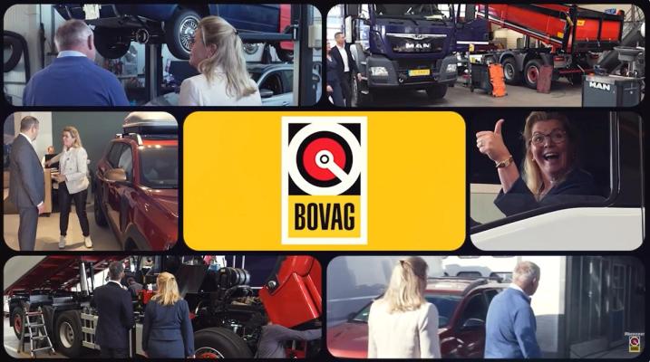 Diverse beelden uit de filmpjes BOVAG on Tour