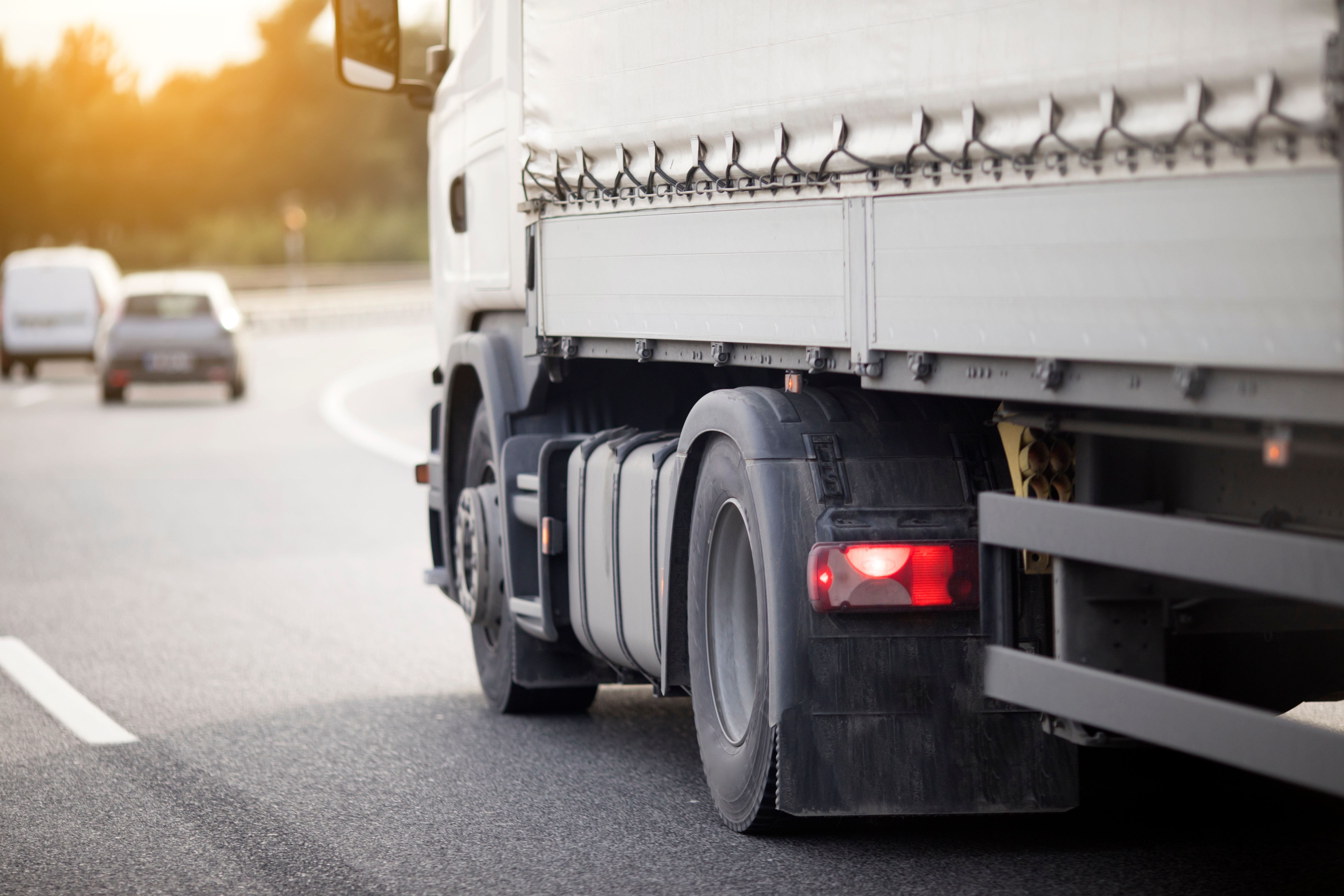 Truck auto's snelweg BOVAG