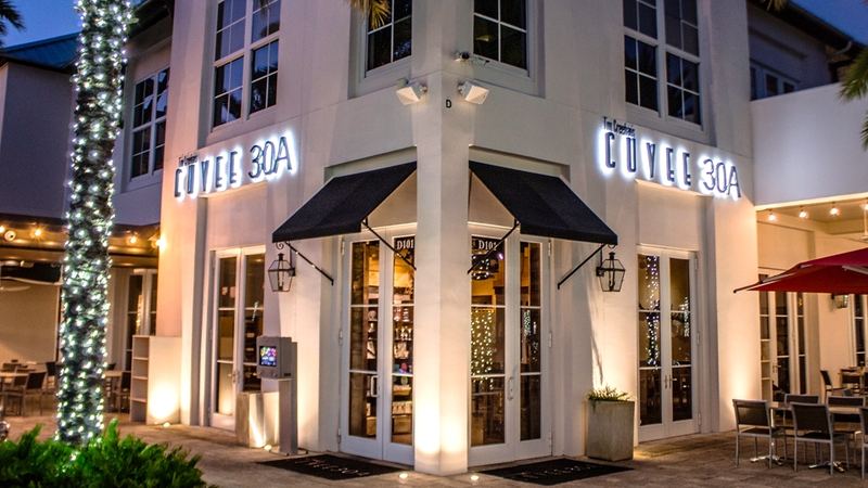 Elegant New Year’s Eve dinner at a 30A restaurant