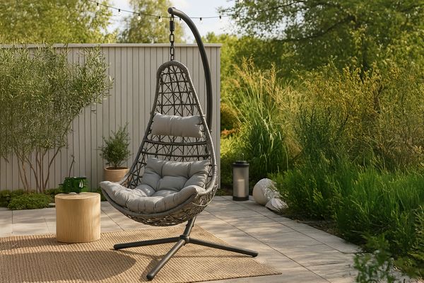 Edinburgh Hängstol Grå — Hemvaruhuset