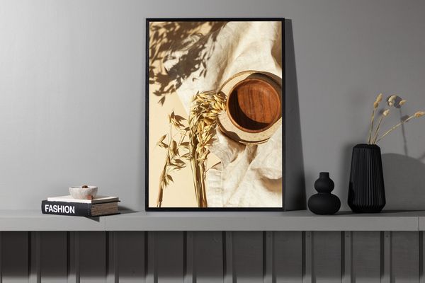 Brown Bowl Posters Beige — alternativ vy