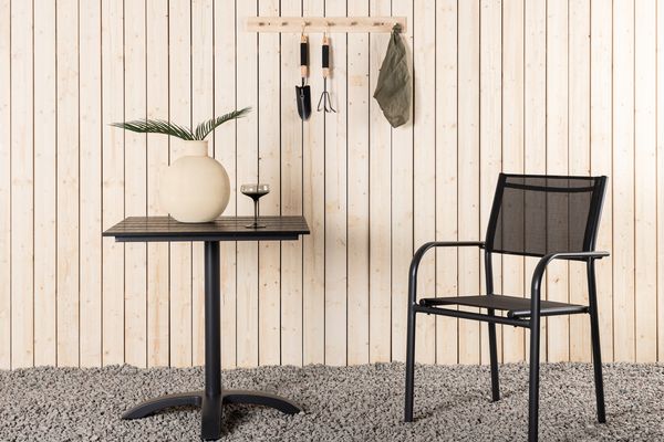 Colorado Cafébord Svart — alternativ vy