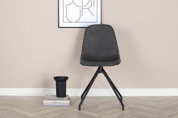 Polar Matstol 2-pack Svart — Hemvaruhuset