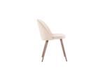 Velvet Matstol 2-pack Beige bild 5