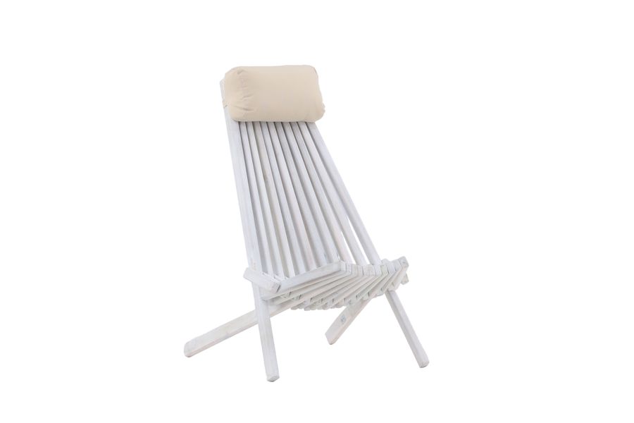 Asta Loungefåtölj Vitputsad