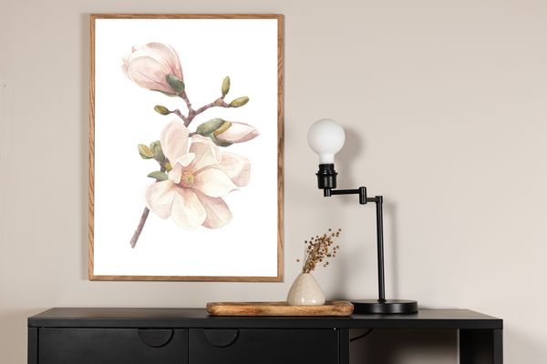 Hand made Posters Rosa — alternativ vy