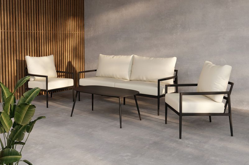 Taromina Lounge Set Svart - Alternate view