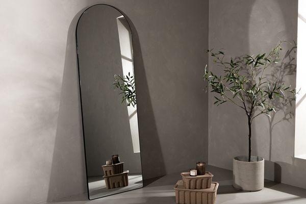 Sarasota Stor spegel Svart — alternativ vy