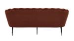 Calais 3-sits Soffa Röd bild 6