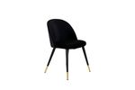 Velvet Matstol 2-pack Svart bild 3