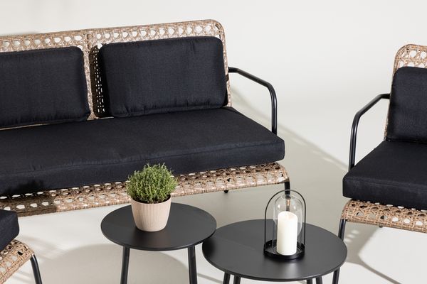 Paola Soffgrupp Svart Natur — alternativ vy