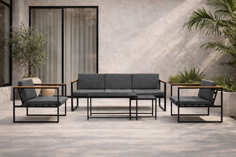 Dakar Soffgrupper Svart - Alternate view