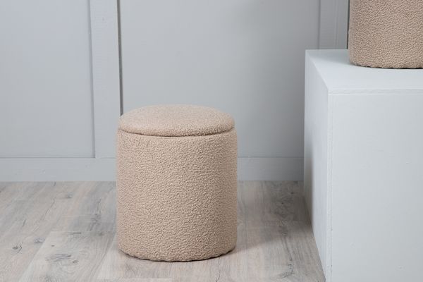 Limpen Puff Beige — Hemvaruhuset