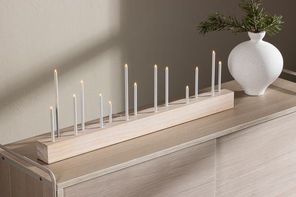 Kungsberget Bordslampa Vitputsad — alternativ vy