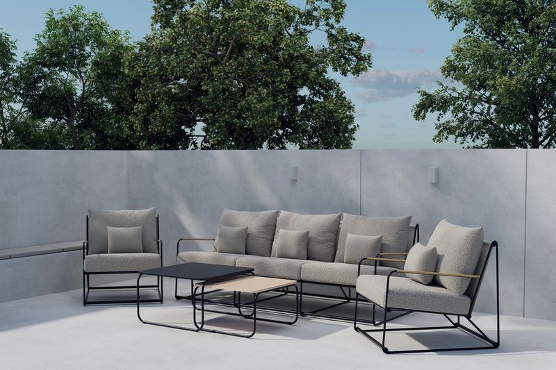 Palazzo Lounge Set Svart - Alternate view