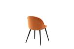 Velvet Matstol 2-pack Rostig orange bild 8