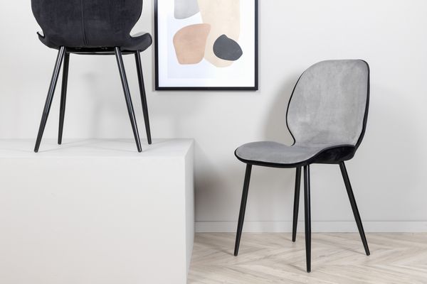 Emma Matstol 2-pack Grå — Hemvaruhuset