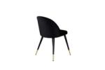 Velvet Matstol 2-pack Svart bild 5