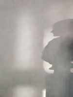 Human shadow Posters Grå bild 1