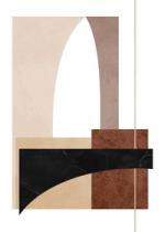 Materials Posters Brun bild 1