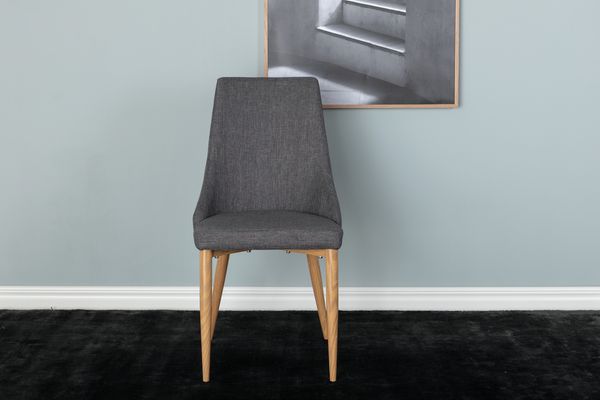Leone Matstol Mörkgrå — alternativ vy