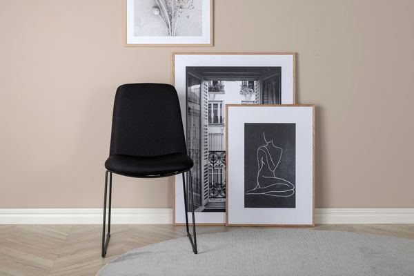 Muce Matstol 2-pack Svart — Hemvaruhuset