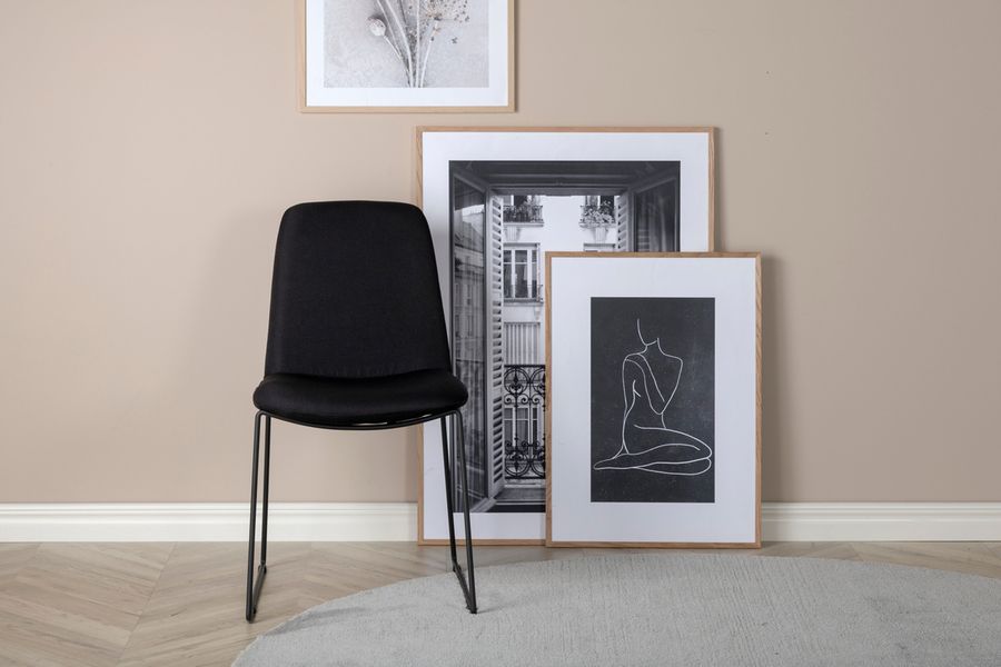 Muce Matstol 2-pack Svart