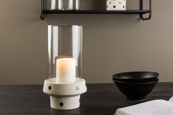 Davida Lykta Beige i beige (stoneware)