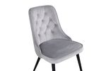 Velvet Deluxe Matstol 2-pack Ljusgrå bild 8