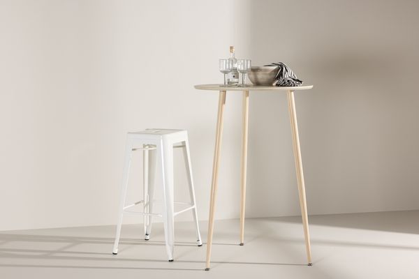 Plaza Barbord Vitputsad — alternativ vy