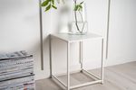 Staal Sidobord Vit bild 6