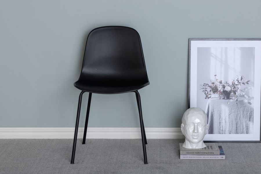 Arctic Matstol 2-pack Svart