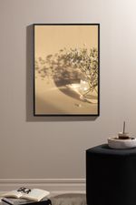 White Flowers Posters Beige bild 4