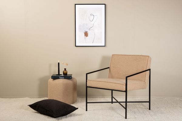 Rakel Fåtölj Beige — Hemvaruhuset