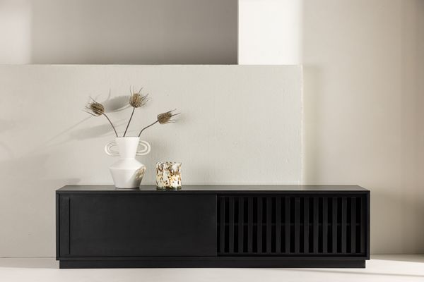 Lugo TV-bänk Svart — alternativ vy