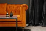 Velvet 3-sits Soffa Rostig orange bild 1