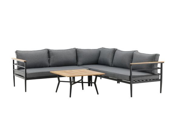 Mexico Hörnsoffa Natur Svart — Hemvaruhuset