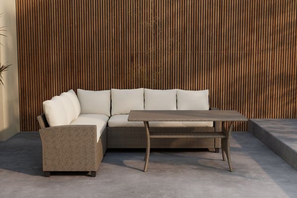 Brentwood Hörnsoffa Beige — alternativ vy