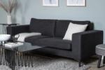 Bolero 3-sits Soffa Svart bild 7