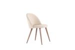 Velvet Matstol 2-pack Beige bild 4