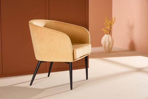 Fluffy Fåtölj Gul — alternativ vy