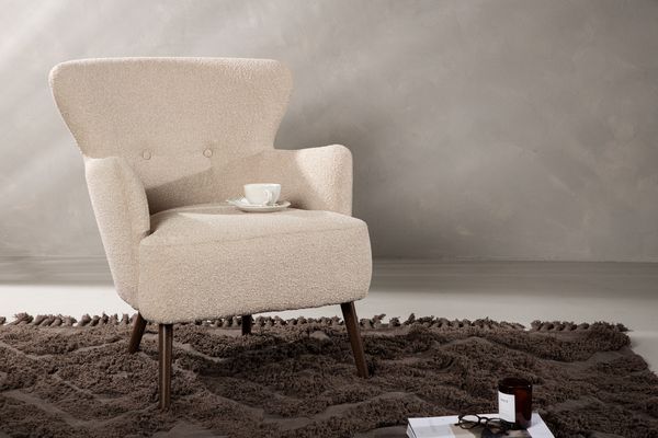 Lincoln Loungefåtölj Beige — alternativ vy