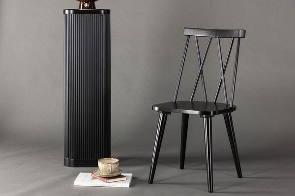 Mariette Matstol 2-pack Svart — alternativ vy