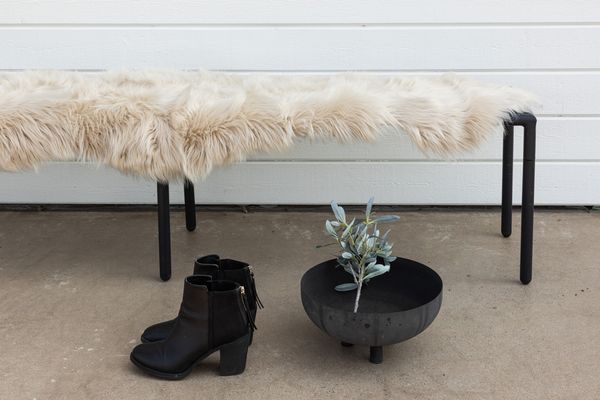 Katy Pläd Beige — alternativ vy