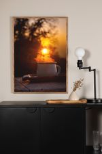 Morning coffee Posters Gul bild 4