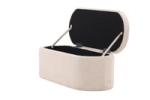Potenza Ottoman Off-white bild 7