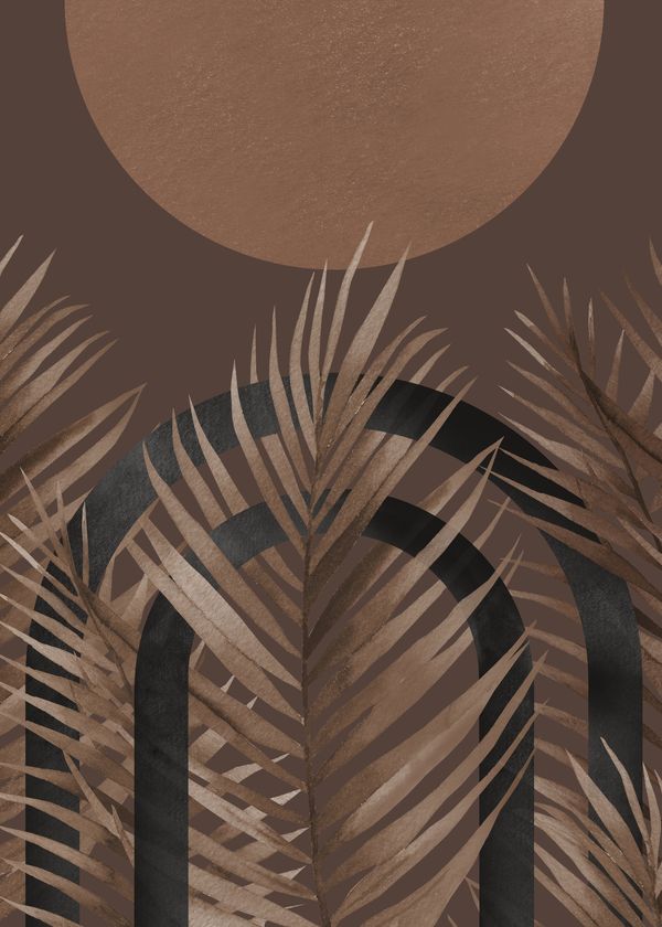 Structures Posters Brun — Hemvaruhuset