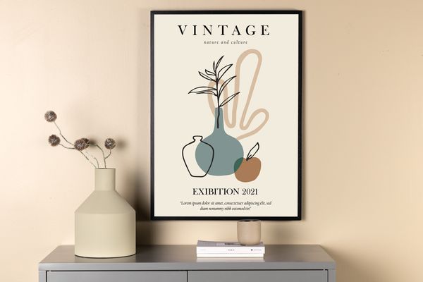 Vintage Posters Beige — alternativ vy