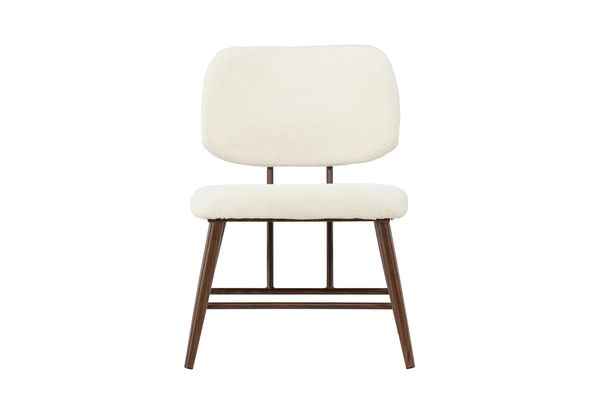 Midland Loungefåtölj Vit — alternativ vy