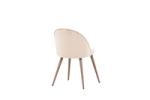 Velvet Matstol 2-pack Beige bild 6